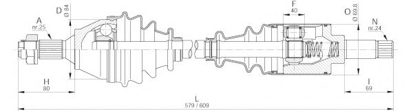 OPEN PARTS DRS6196.00