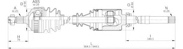 OPEN PARTS DRS6200.00