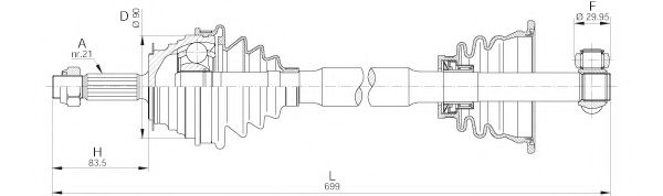 OPEN PARTS DRS6206.00