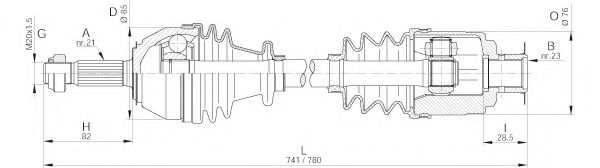 OPEN PARTS DRS6225.00