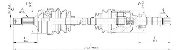 OPEN PARTS DRS6249.00