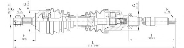 OPEN PARTS DRS6255.00