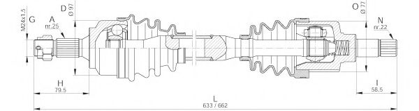 OPEN PARTS DRS6257.00