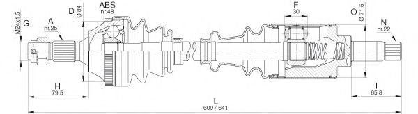 OPEN PARTS DRS6265.00