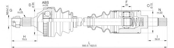 OPEN PARTS DRS6270.00