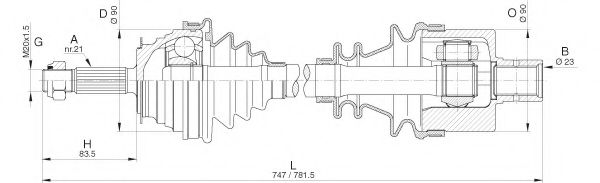 OPEN PARTS DRS6284.00