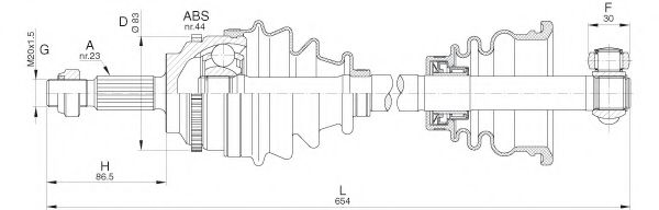 OPEN PARTS DRS6288.00