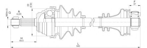 OPEN PARTS DRS6306.00