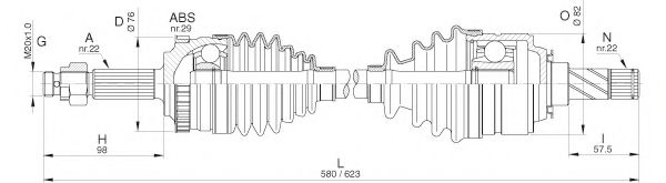 OPEN PARTS DRS6308.00