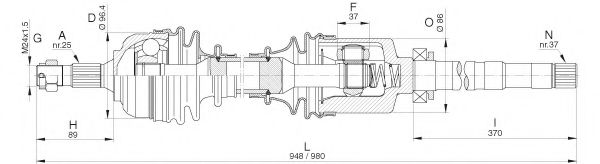 OPEN PARTS DRS6316.00