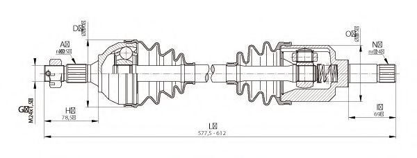 OPEN PARTS DRS6333.00