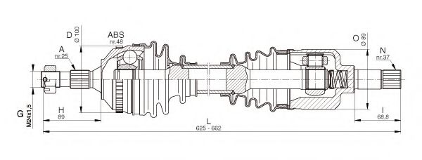 OPEN PARTS DRS6335.00