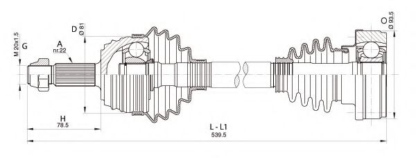 OPEN PARTS DRS6338.00