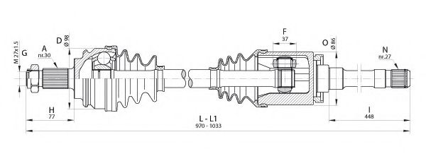 OPEN PARTS DRS6339.00