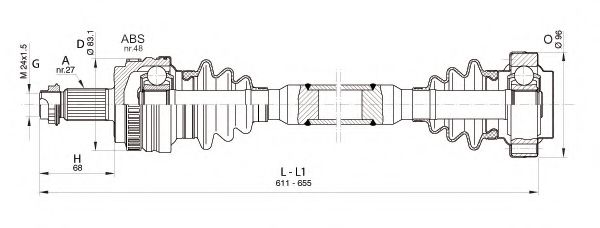 OPEN PARTS DRS6347.00