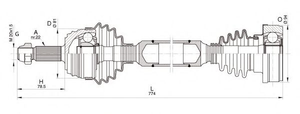 OPEN PARTS DRS6349.00