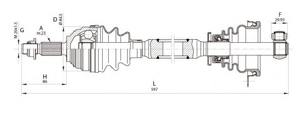 OPEN PARTS DRS6352.00