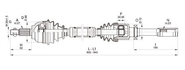 OPEN PARTS DRS6353.00