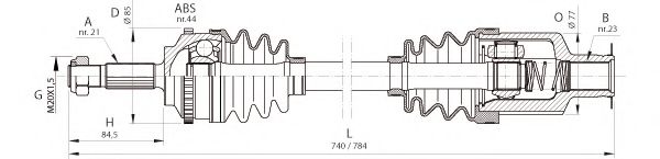 OPEN PARTS DRS6371.00