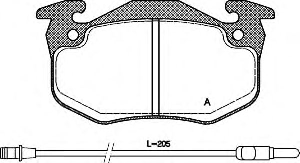 OPEN PARTS BPA0144.32