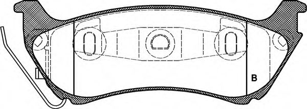 OPEN PARTS BPA0698.11