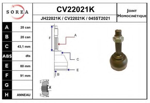 EAI CV22021K