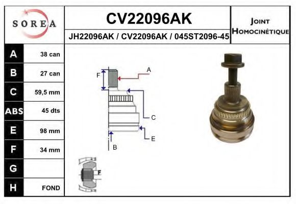 EAI CV22096AK