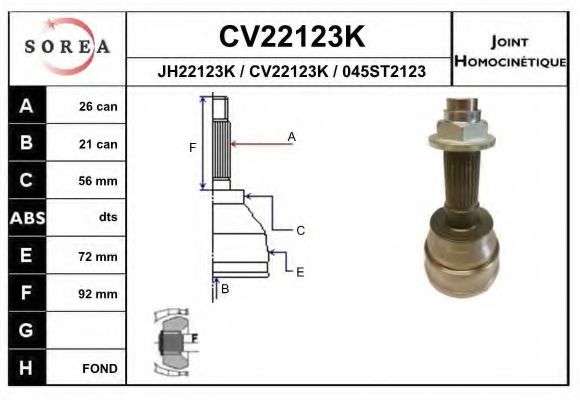 EAI CV22123K