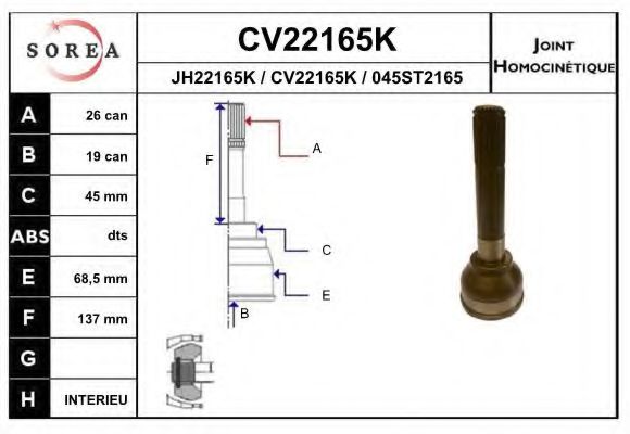 EAI CV22165K