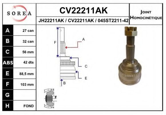 EAI CV22211AK