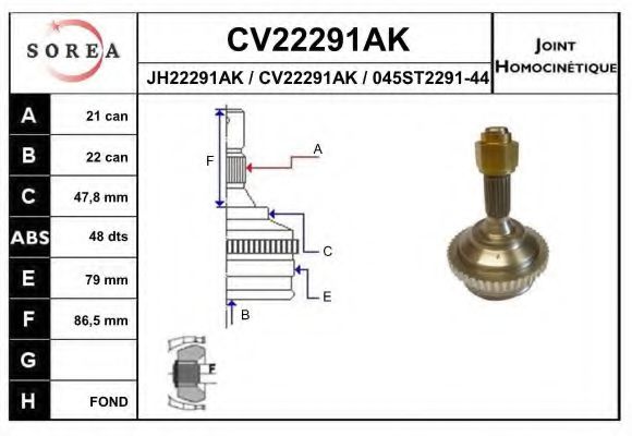 EAI CV22291AK