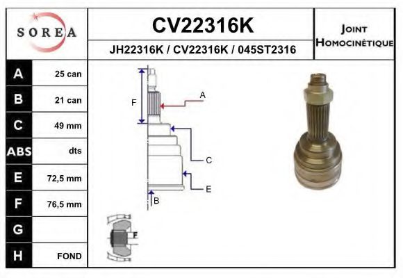 EAI CV22316K