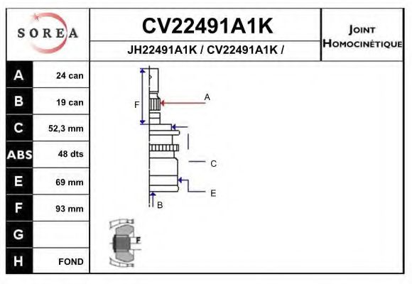 EAI CV22491A1K