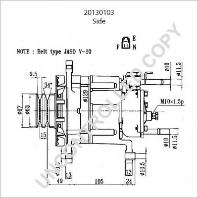 PRESTOLITE ELECTRIC 20130103