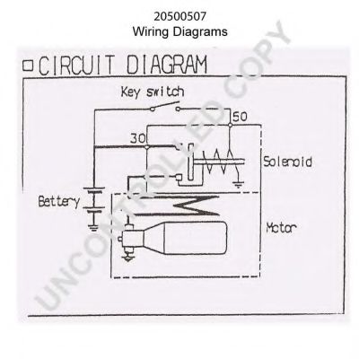 PRESTOLITE ELECTRIC 20500507