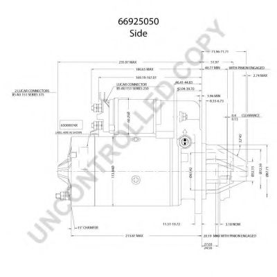 PRESTOLITE ELECTRIC 66925050