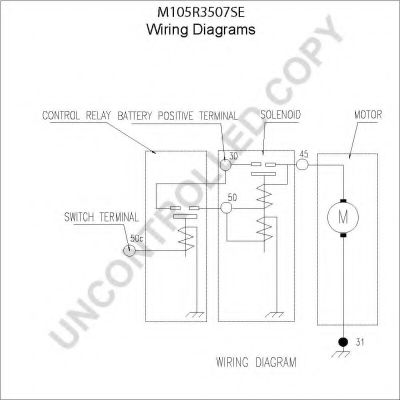 PRESTOLITE ELECTRIC M105R3507SE