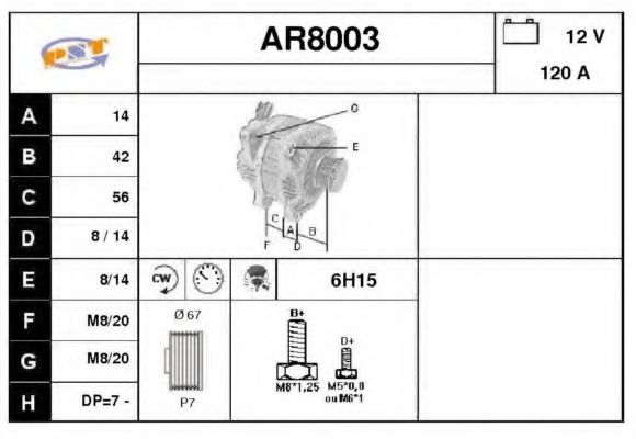 SNRA AR8003