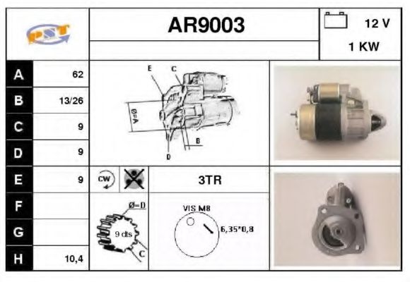 SNRA AR9003