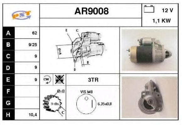 SNRA AR9008