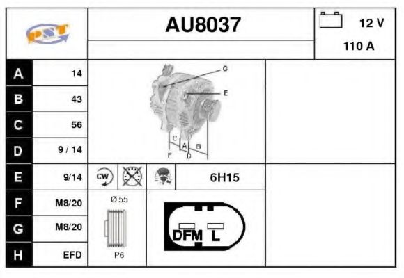 SNRA AU8037