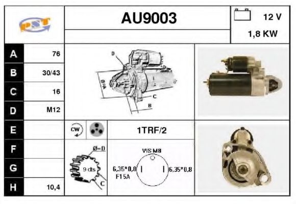 SNRA AU9003