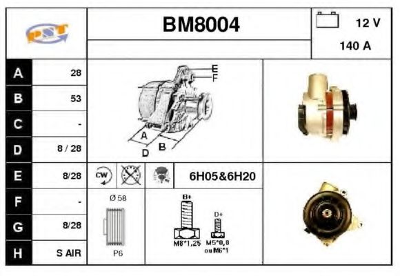 SNRA BM8004