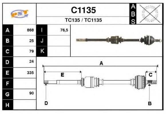 SNRA C1135