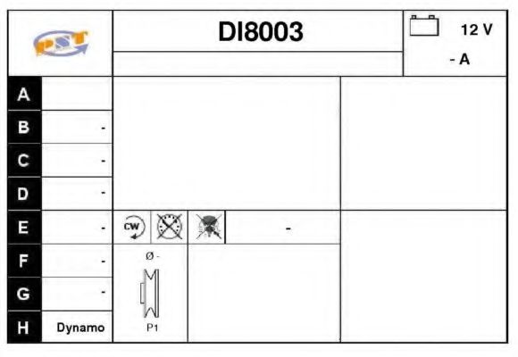 SNRA DI8003