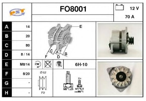 SNRA FO8001