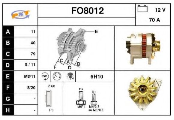 SNRA FO8012