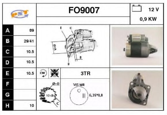 SNRA FO9007