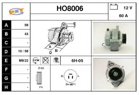 SNRA HO8006