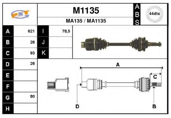 SNRA M1135